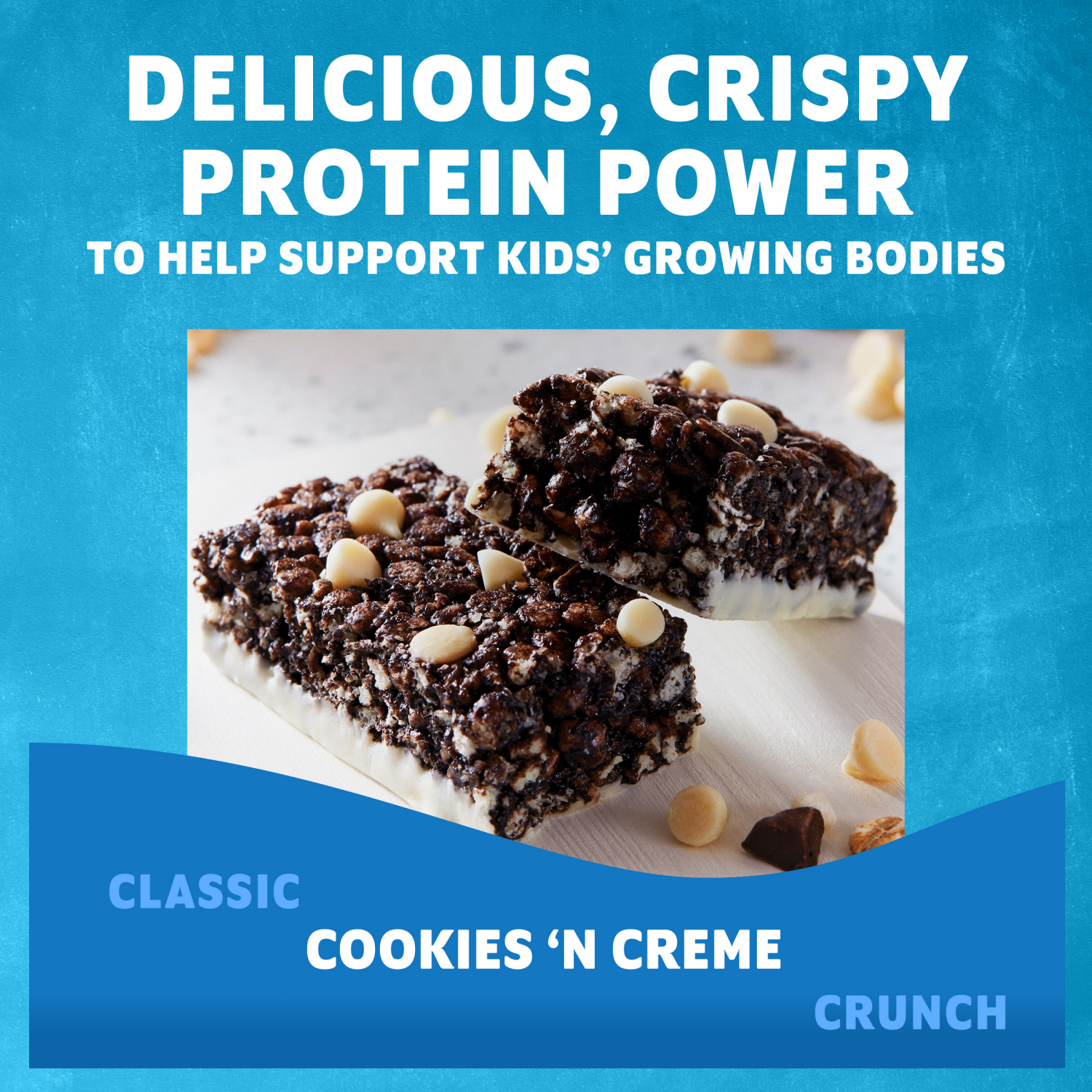 slide 6 of 8, Zbar Protein - Cookies 'N Creme - Crispy Snack Bars - Made with Organic Oats - Non-GMO - 5g Protein - Gluten Free Protein Bars (10 Pack), 10 ct