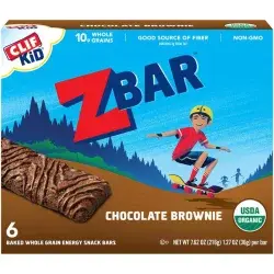 CLIF Organic Chocolate Brownie Baked Whole Grain Energy Snack Bars