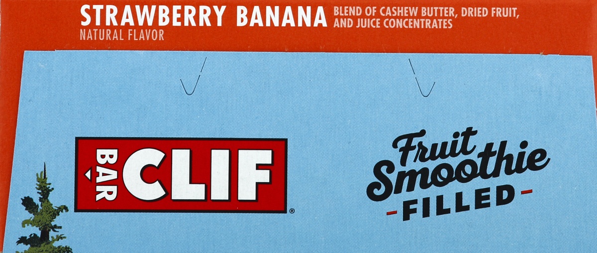 slide 2 of 6, CLIF Bar Fruit Smoothie Filled Strawberry Banana Energy Bar, 1.76 oz