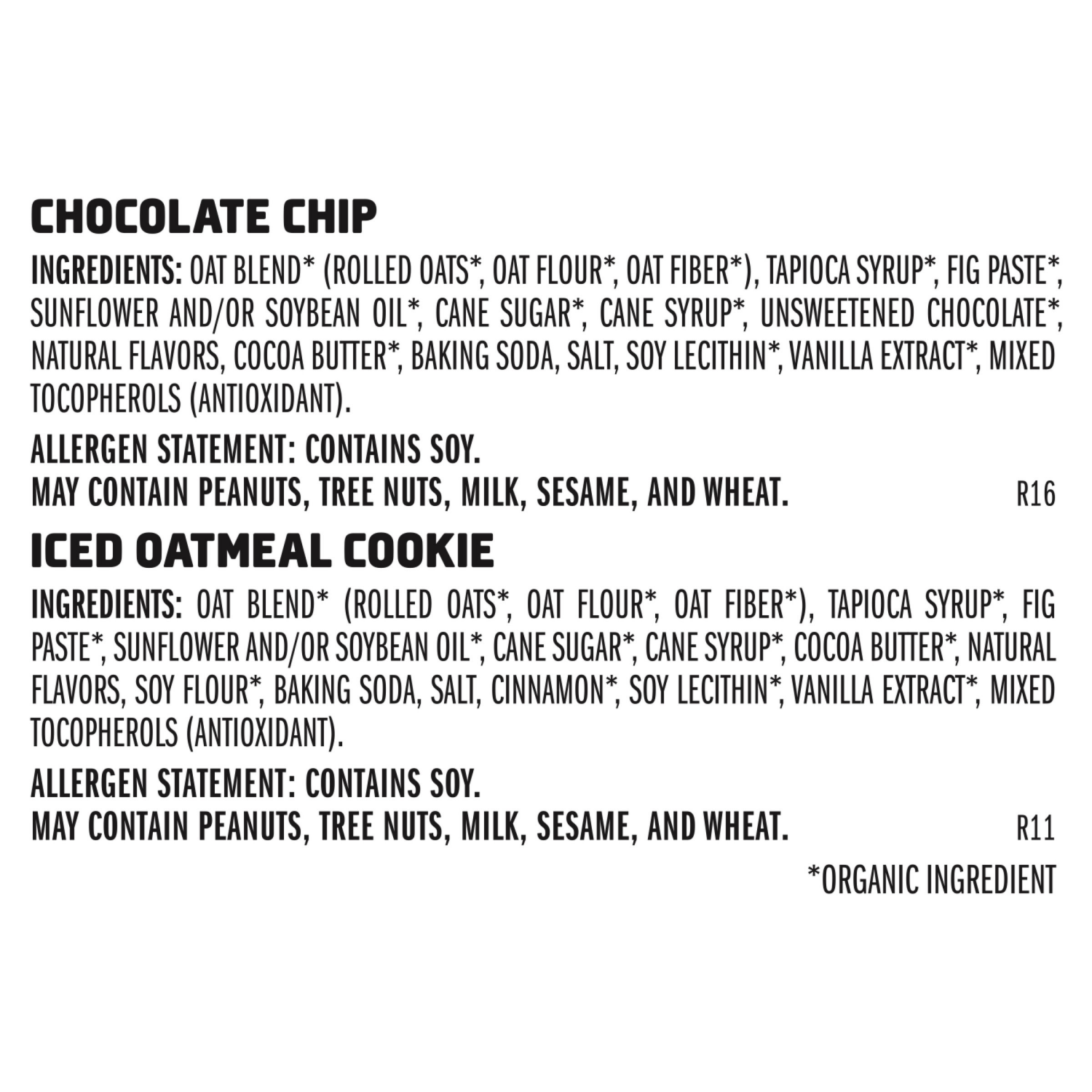 slide 5 of 8, Zbar Chocolate Chip/Iced Oatmeal Cookie Energy Snack Bars Variety Pack 24 - 1.27 oz Packs, 24 ct