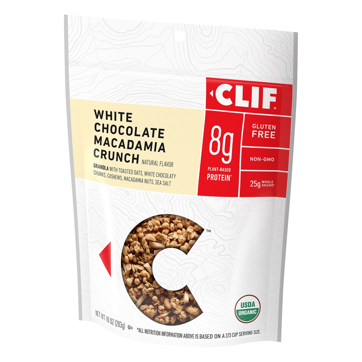 slide 9 of 10, CLIF White Chocolate Macadamia Nut Energy Granola, 10 oz