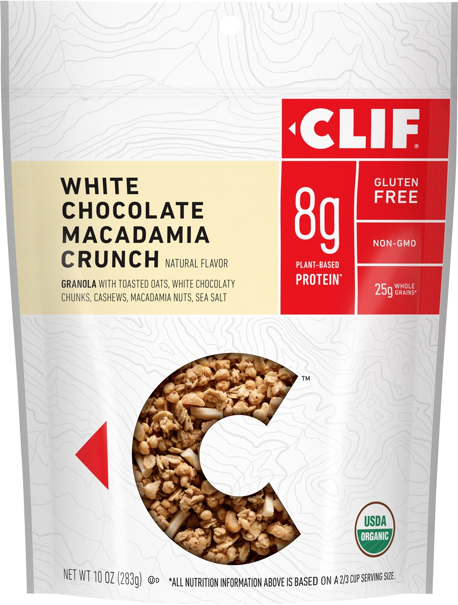 slide 4 of 10, CLIF White Chocolate Macadamia Nut Energy Granola, 10 oz