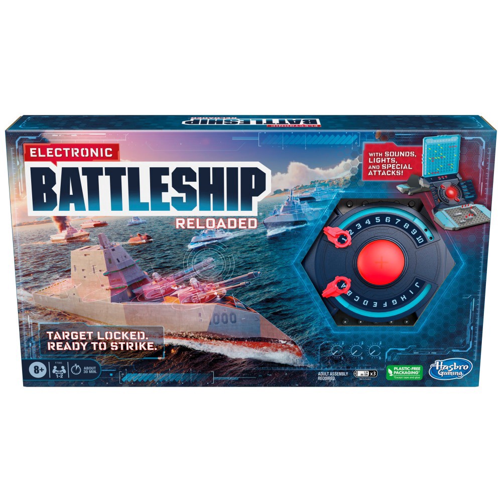 slide 5 of 5, Electronic Battleship Reloaded Game, 1 ct