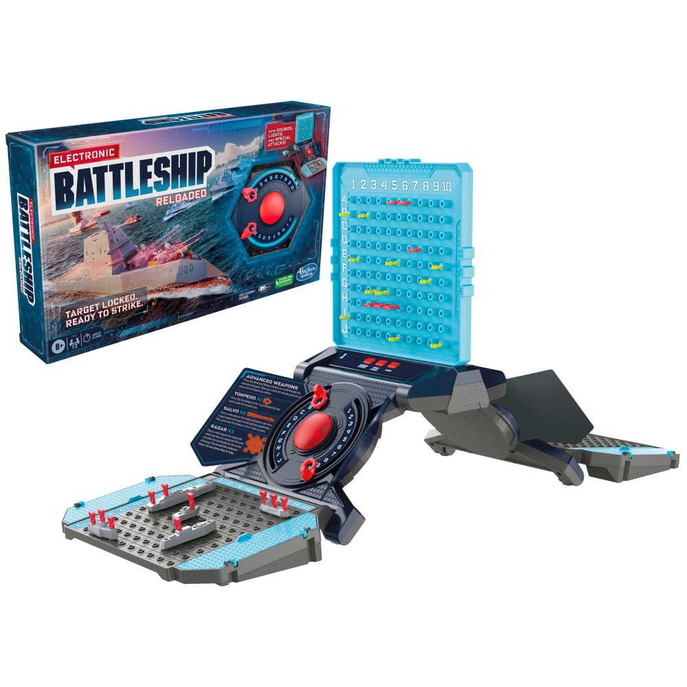 slide 1 of 5, Electronic Battleship Reloaded Game, 1 ct