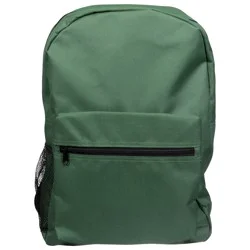 Sam Salem & Son Solid Green Backpack 1 Each