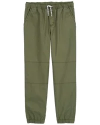 Carter's Kid Drawstring Joggers Olive 6