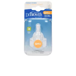 Dr. Brown's Natural Flow Narrow Silicone Nipples 2 ea