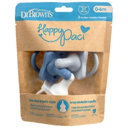 Dr Brown HappyPaci 3-Pack Blue