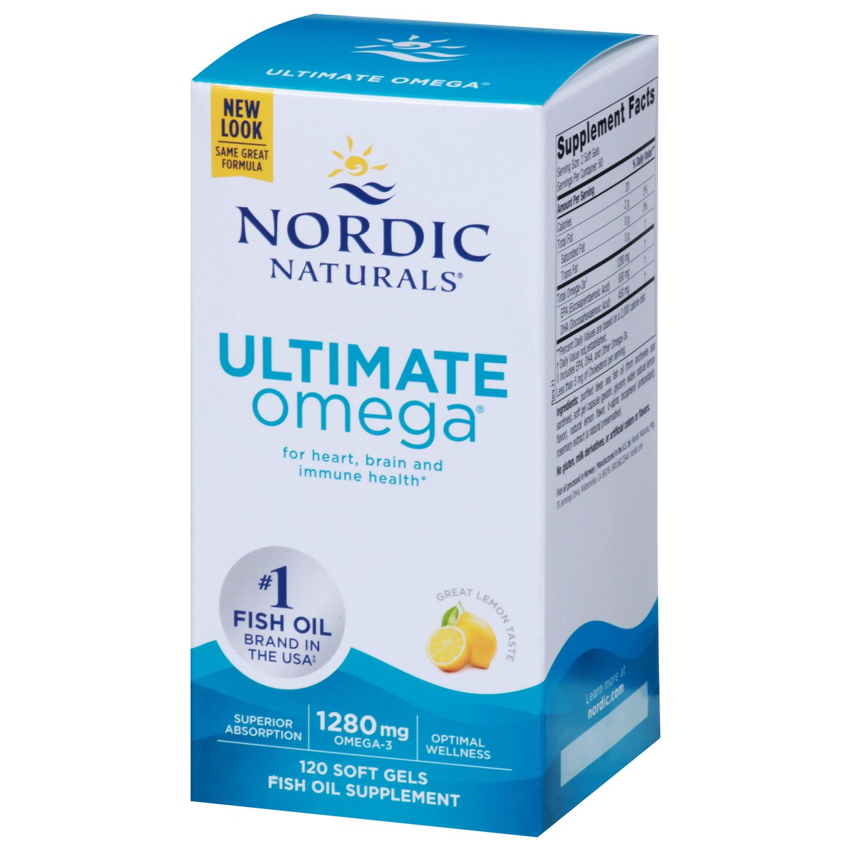 slide 7 of 10, Nordic Naturals Ultimate Omega 120 Softgels, 120 ct