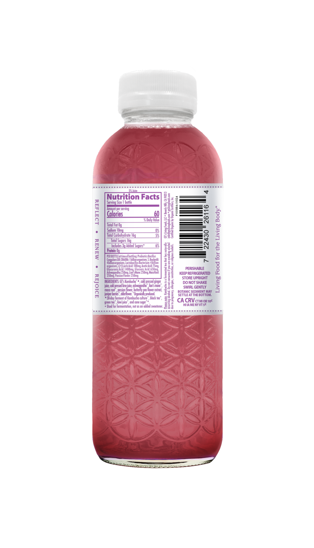 slide 2 of 2, GT's Synergy Wildflower 30th Anniversary, 16 oz, 16 oz