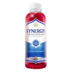 Gt's Synergy Kombucha Gingerberry, 16 Oz