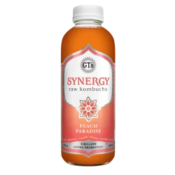 GT's Peach Paradise Kombucha 16 fl oz