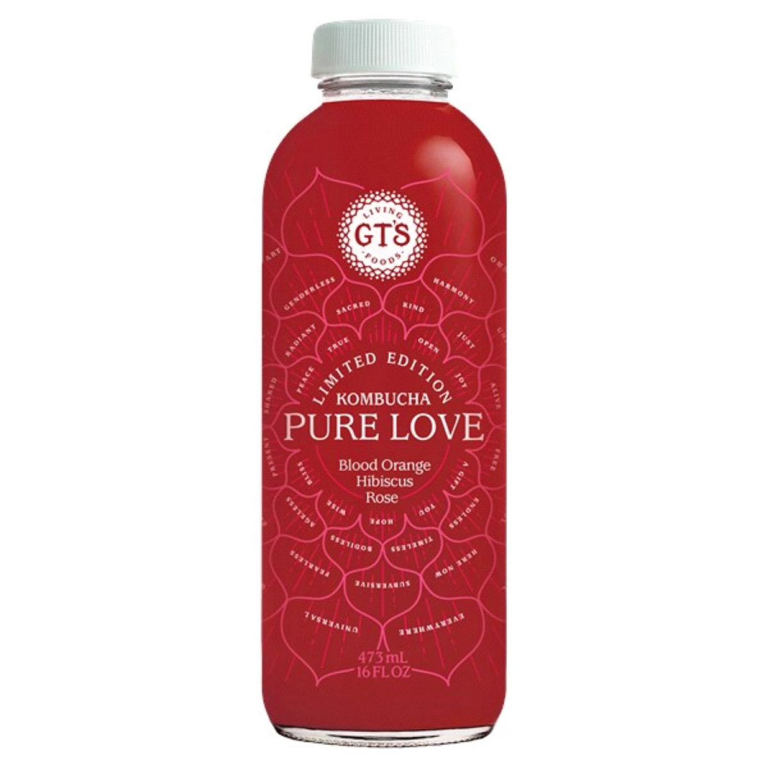 slide 1 of 2, GT's Synergy Organic Kombucha Pure Love- 16 oz, 16 oz