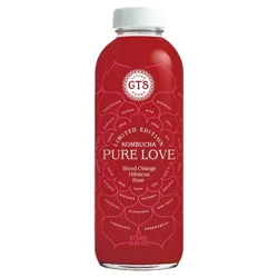 GT's Synergy Organic Kombucha Pure Love- 16 oz