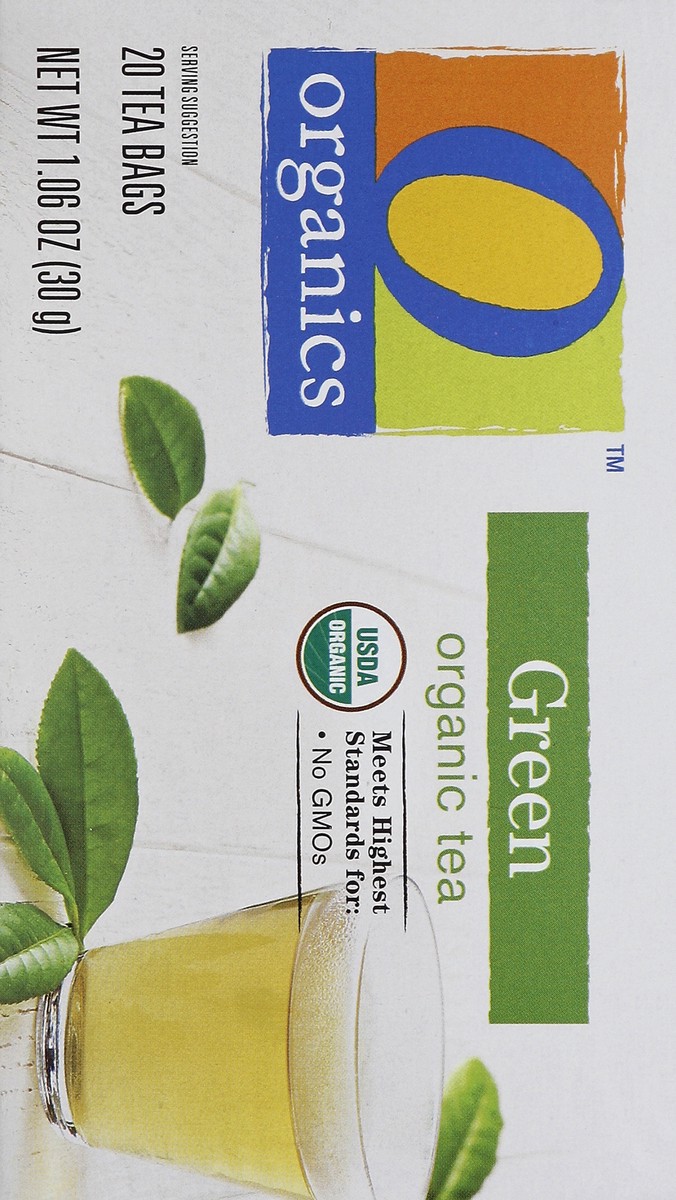 slide 3 of 5, O Organics Organic Green Tea, 