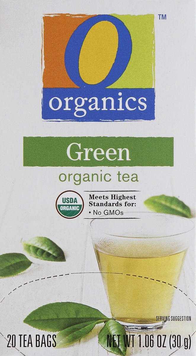 slide 4 of 5, O Organics Organic Green Tea, 