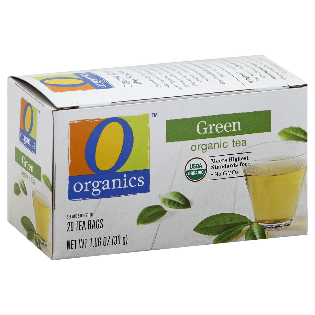 slide 1 of 5, O Organics Organic Green Tea, 