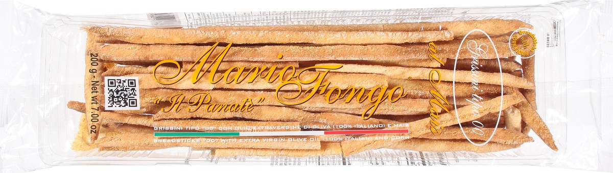 slide 8 of 9, Mario Fongo with Corn Flour Breadsticks with Corn Flour 7.00 oz, 7 oz