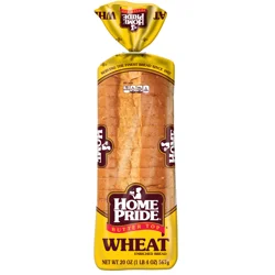 Home Pride Butter Top Enriched Wheat Bread, Sliced Sandwich Bread, 20 oz Loaf