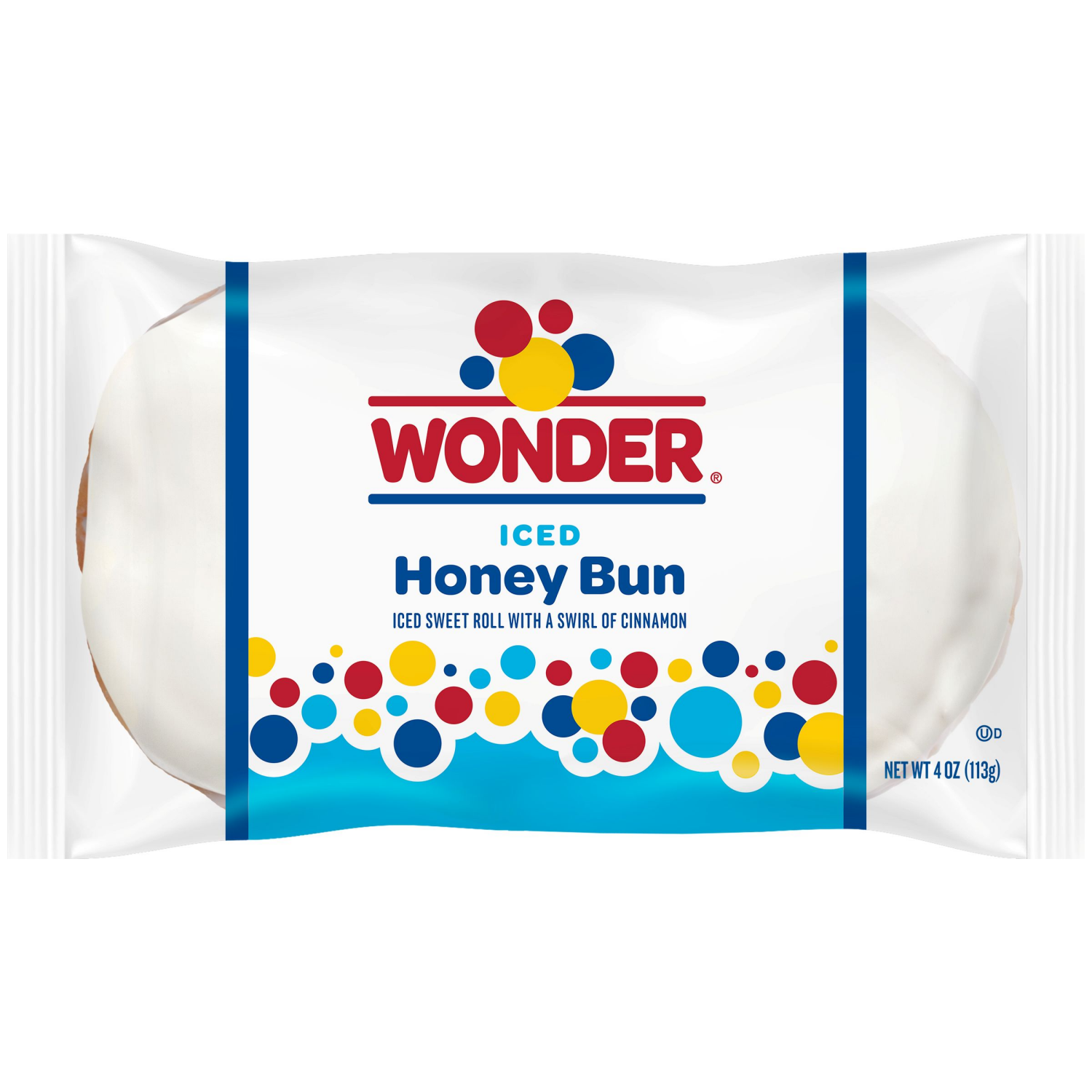 slide 1 of 1, Wonder Iced Honey Bun 4 oz, 4 oz
