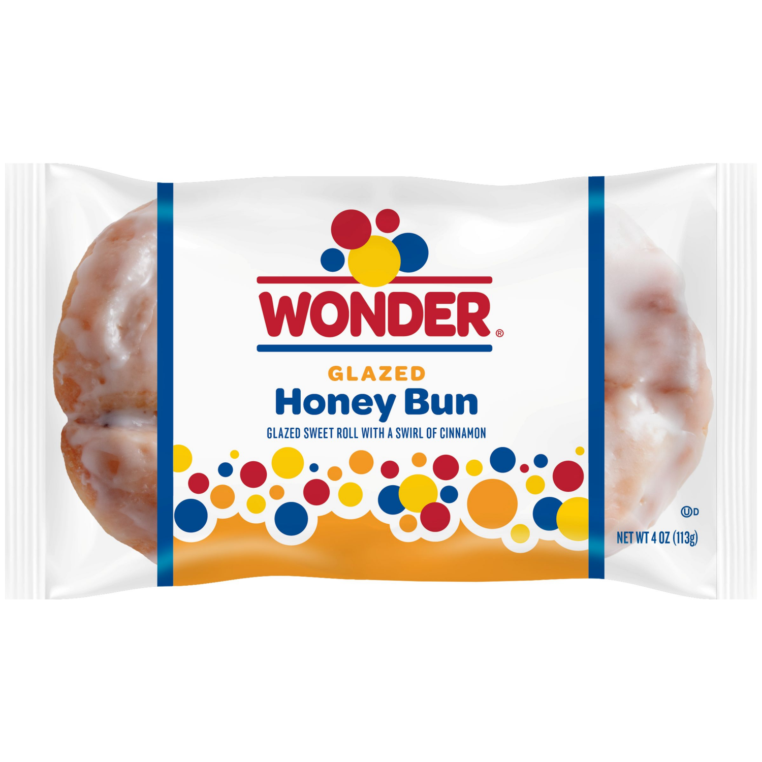 slide 1 of 1, Wonder Glazed Honey Bun 4 oz, 4 oz