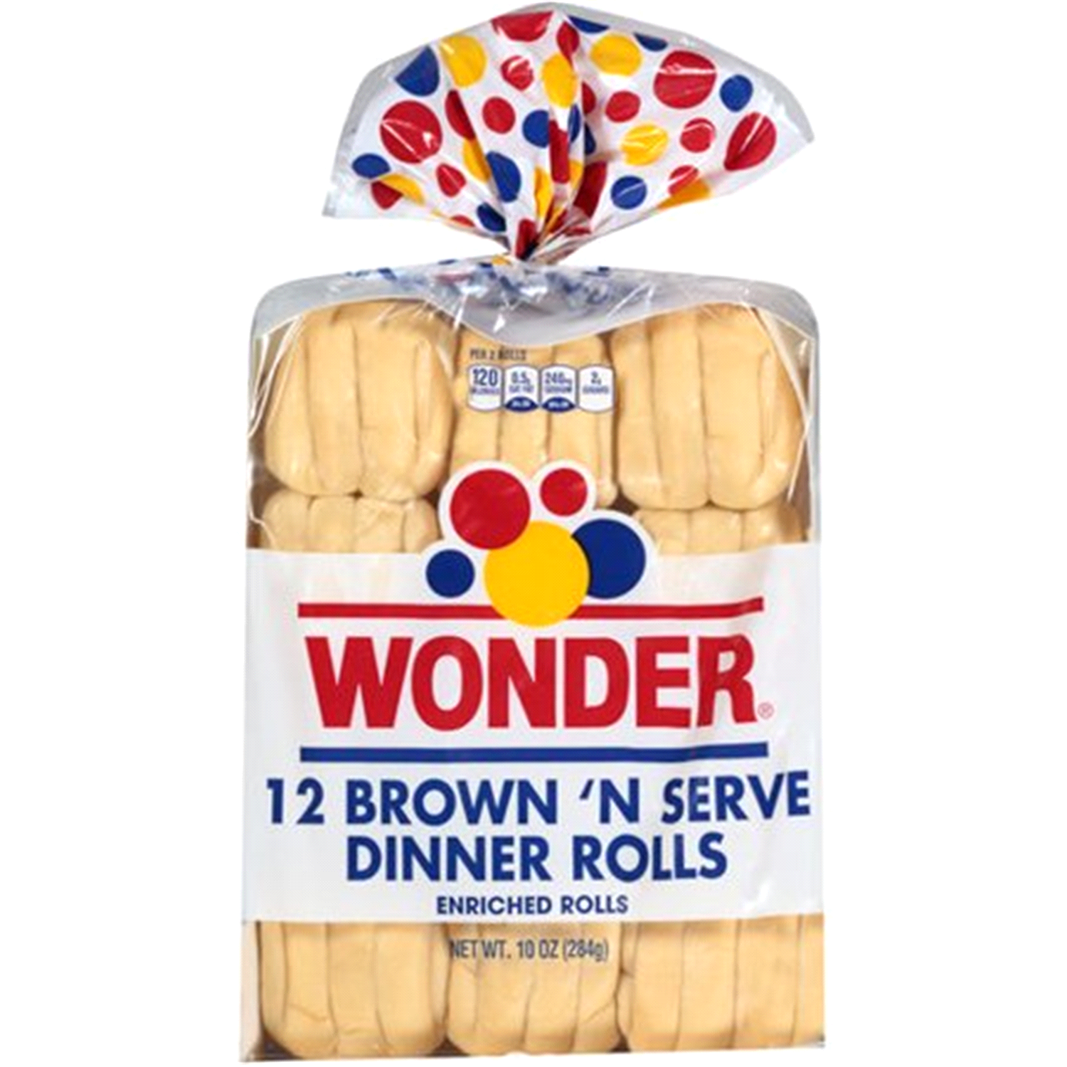 slide 1 of 2, Wonder Brown 'N Serve Dinner Rolls 12 ea, 12 ct