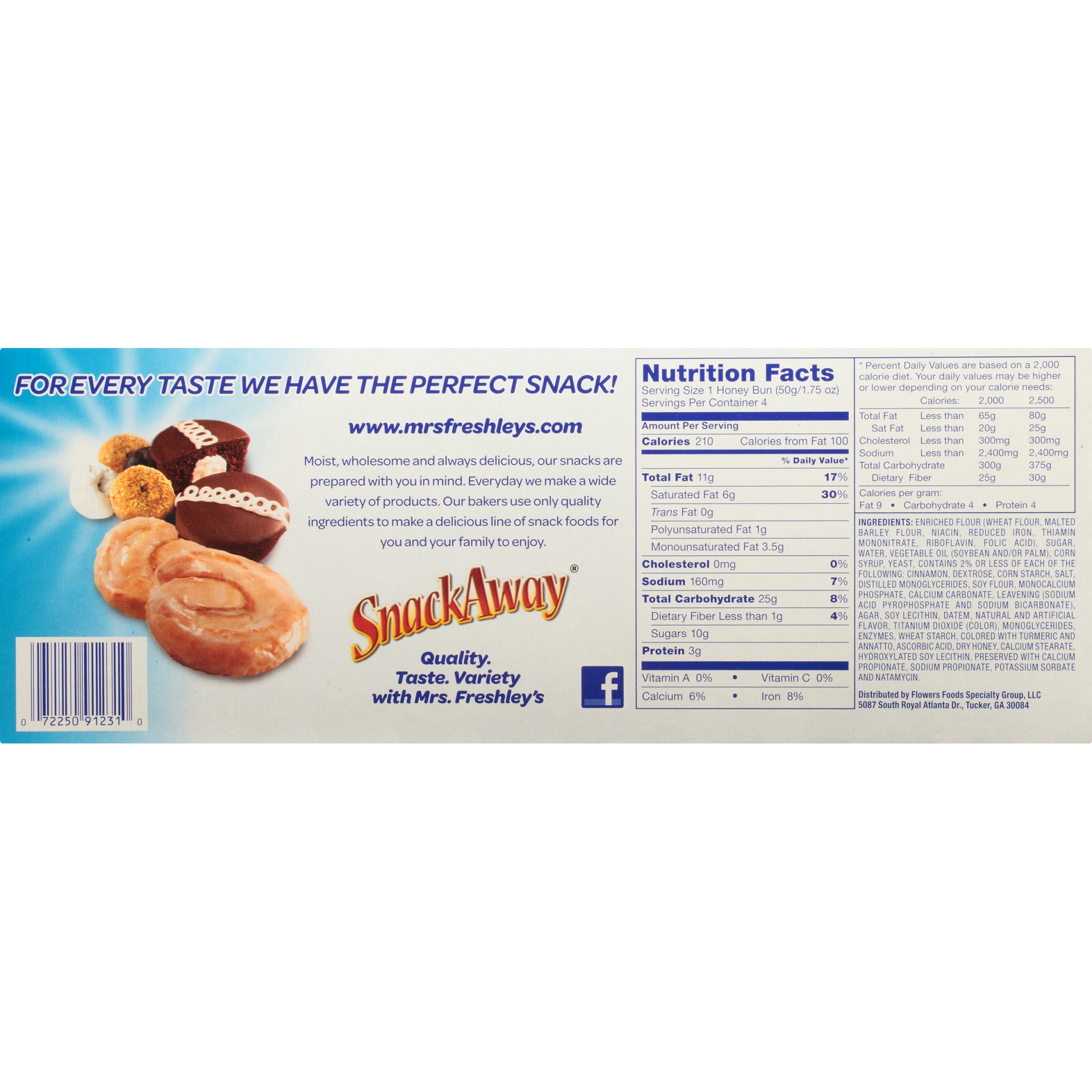 slide 7 of 8, Mrs. Freshley's Delicious Deals Glazed Honey Buns, 4 ct; 1.75 oz