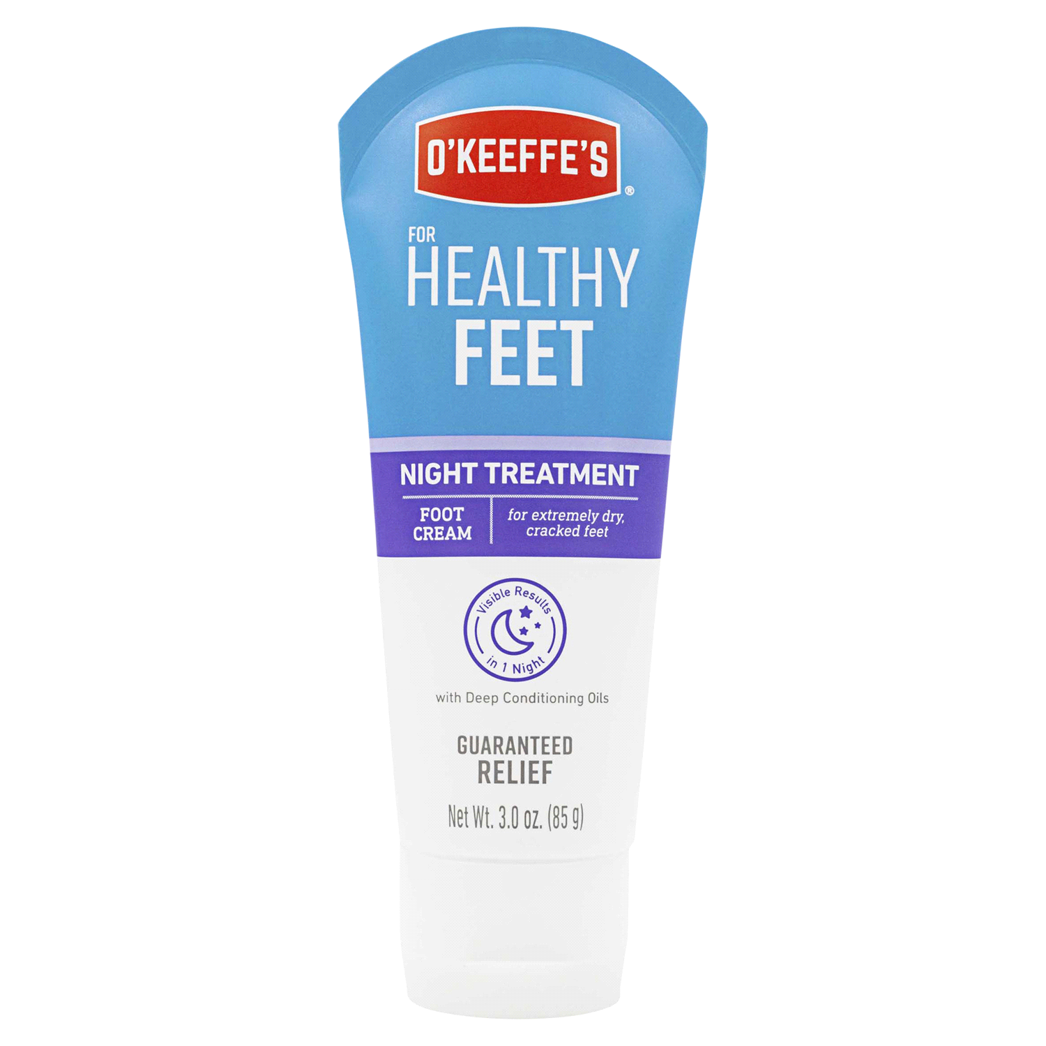 slide 1 of 2, O'Keeffe's for Healthy Feet Night Treatment Foot Cream, 3 oz