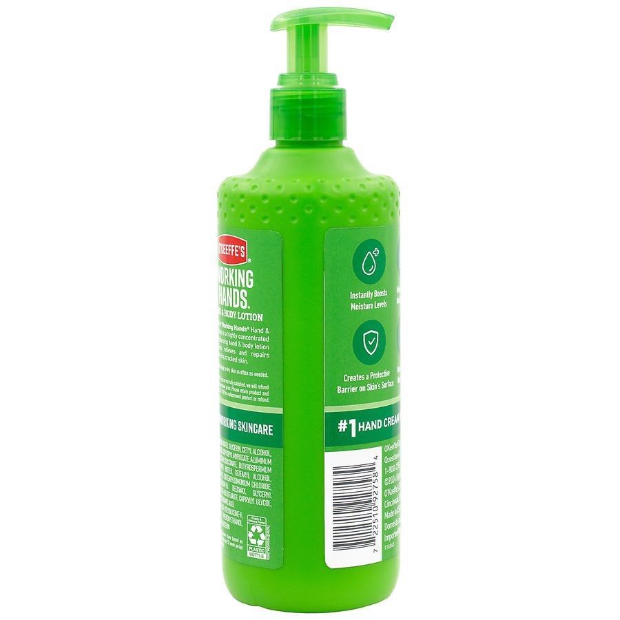 slide 4 of 4, O'Keeffe's Working Hands 2 in 1 48 Hour Relief Hand & Body Lotion 12 oz, 12 oz