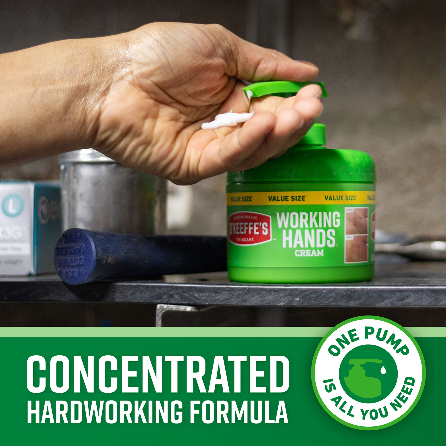 slide 5 of 5, O'Keeffe's Working Hands Cream Value Size 10 oz, 10 oz