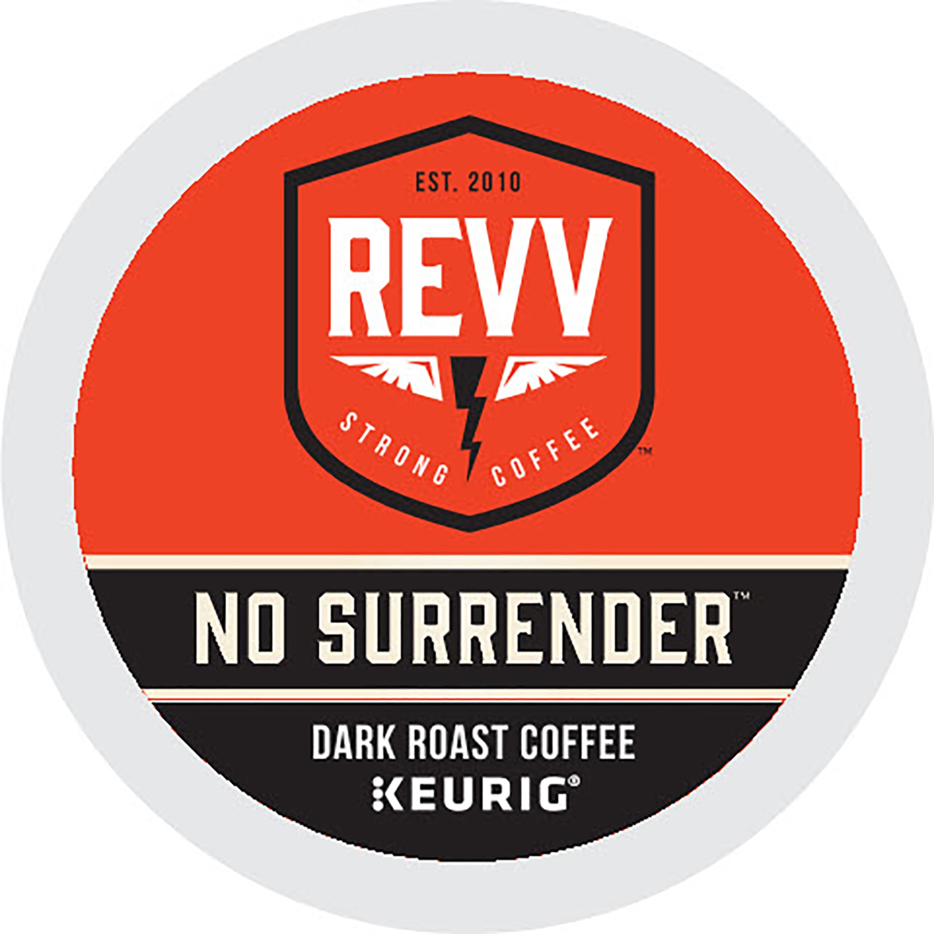 slide 1 of 4, REVV No Surrender Dark Roast Coffee Pods, 10 ct