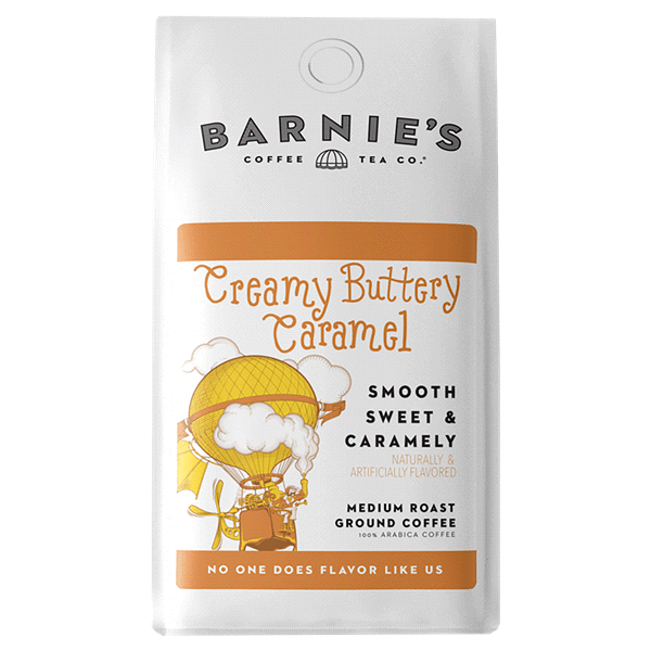 slide 1 of 1, Barnie's Creamy Buttery Caramel Ground Coffee, 10 oz