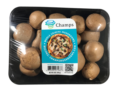 slide 1 of 1, Champs Whole Crimini Mushrooms, 16 oz