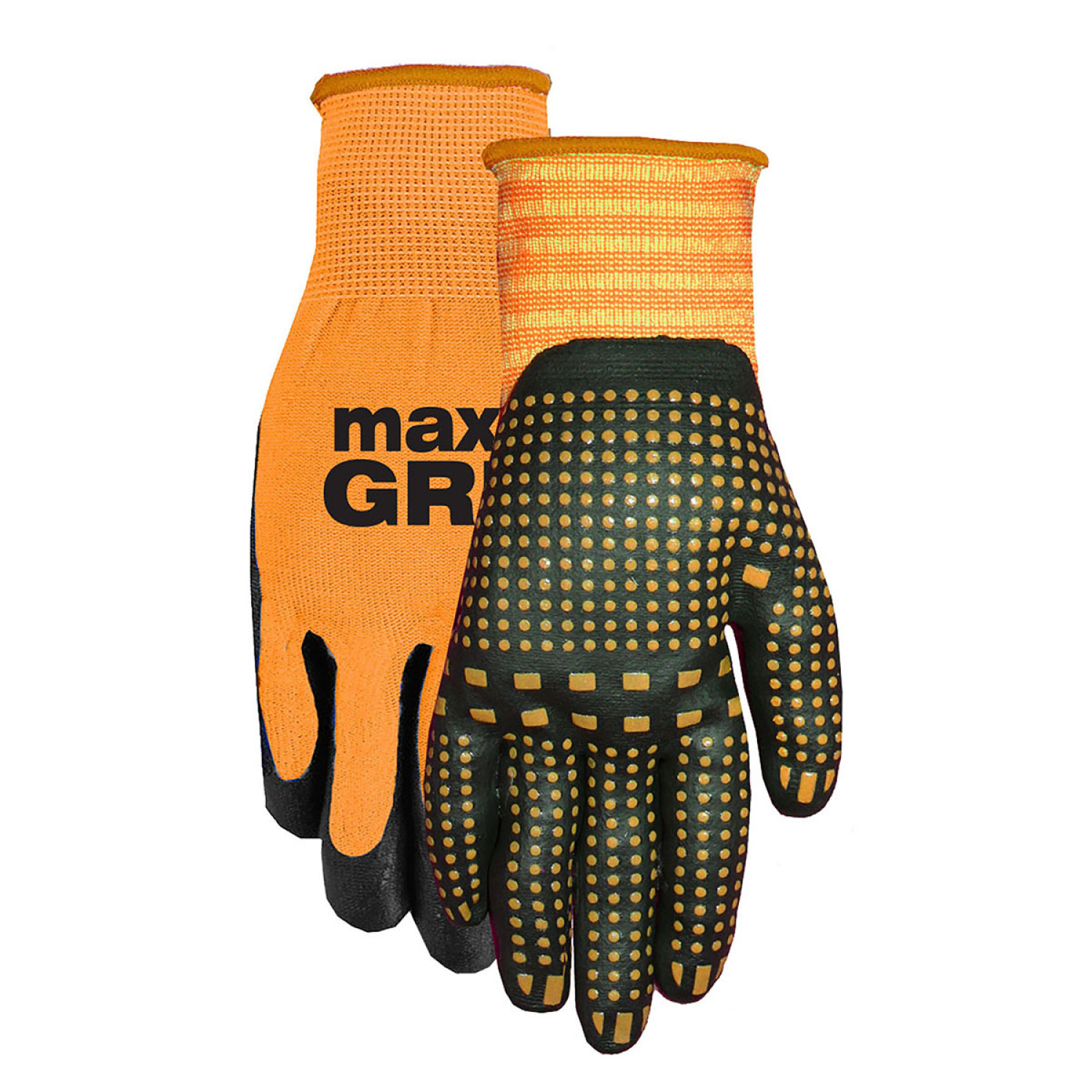 slide 1 of 1, Midwest Mens Max Grip Gloves, 1 ct
