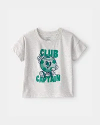 Carter's Baby Boy Club Captain Graphic Tee - Grey, 24M