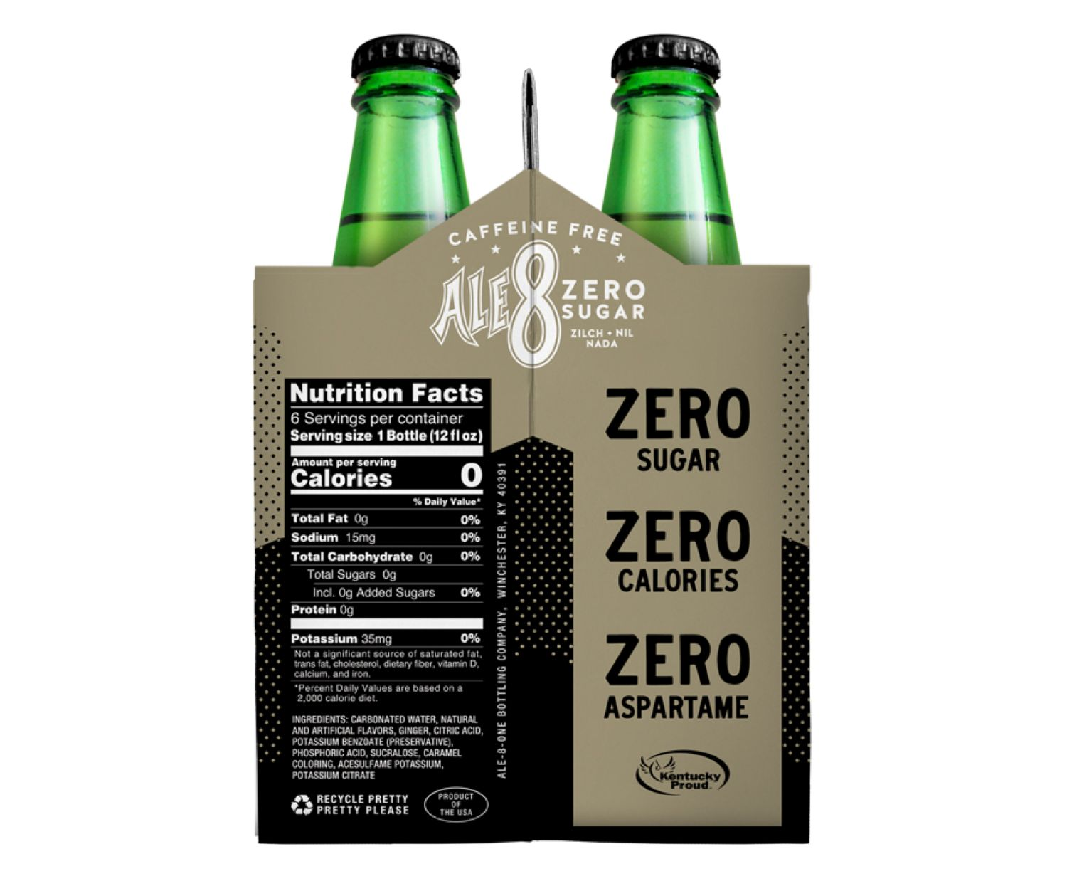 slide 3 of 3, Ale-One Diet Caffeine Free Soda bottles - 6 ct; 12 oz, 6 ct; 12 oz