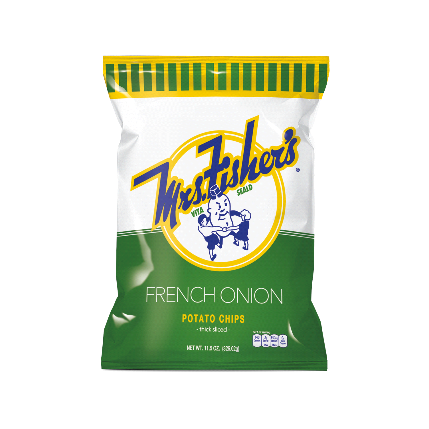 slide 1 of 1, Mrs. Fishers French Onion Potato Chips - 11.5 oz, 11.5 oz