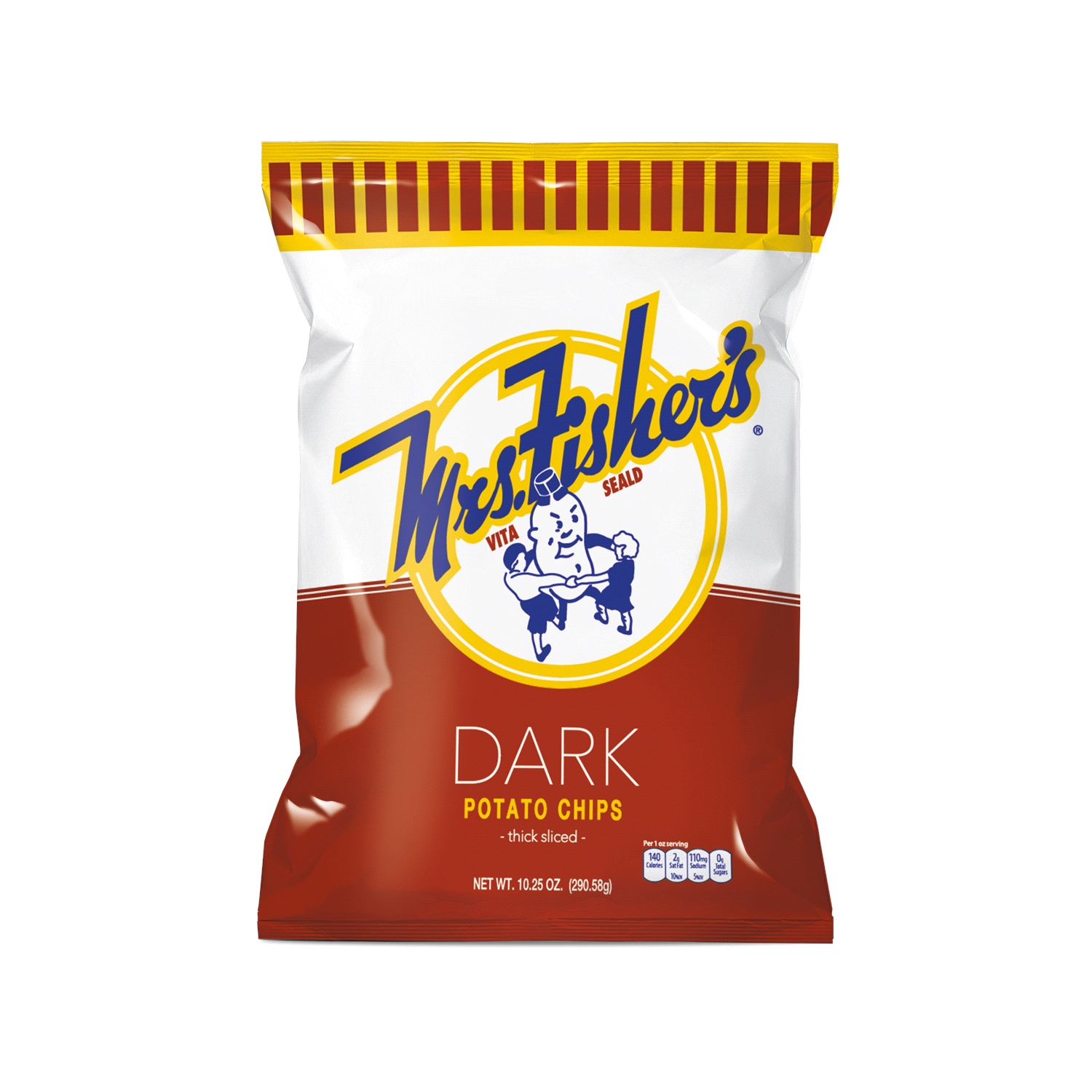 slide 1 of 1, Mrs. Fishers Dark Potato Chips, 10.25 oz