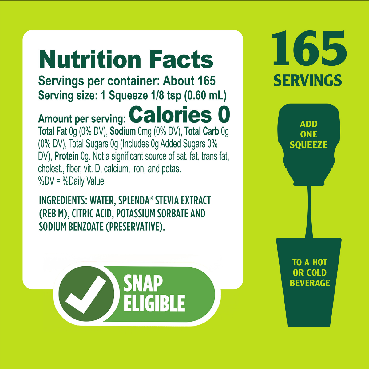 slide 2 of 2, Splenda Stevia Zero Calorie Sweetener Jar, 19 oz