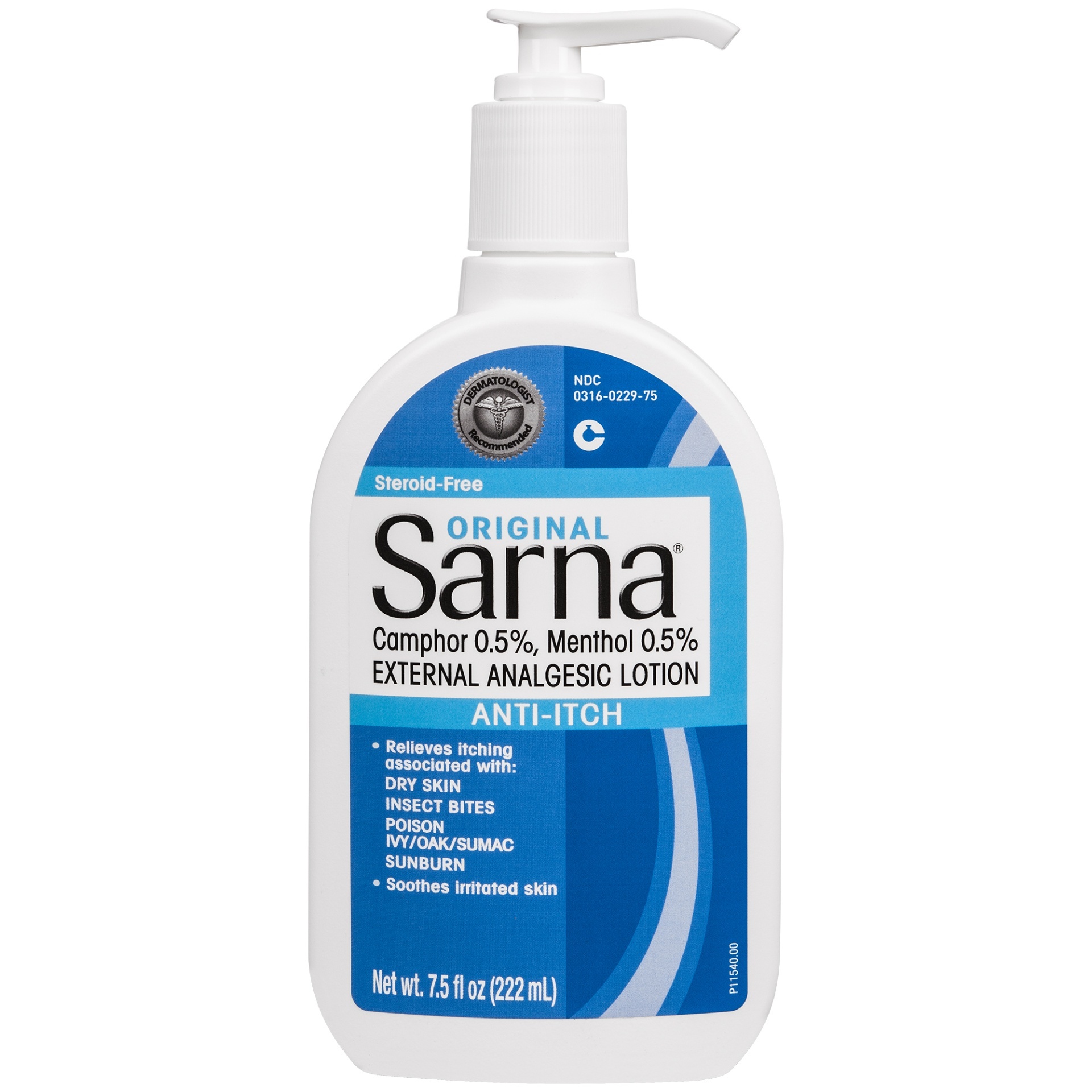 slide 1 of 1, Sarna Original Anti-Itch Lotion, 7.5 fl oz