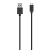 slide 2 of 9, Belkin 4 ft Micro-USB to USB ChargeSync Cable, Black, 1 ct