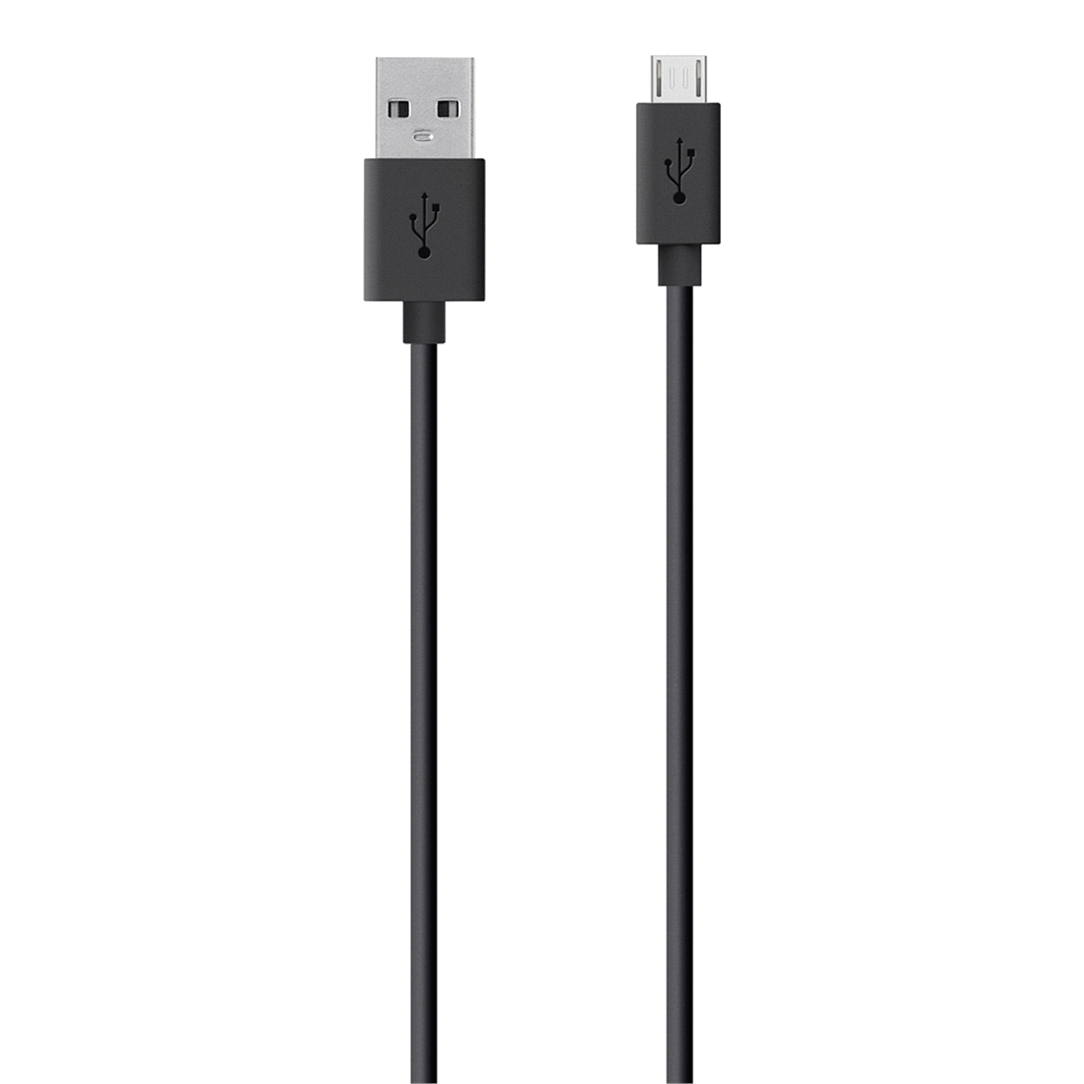 slide 5 of 9, Belkin 4 ft Micro-USB to USB ChargeSync Cable, Black, 1 ct