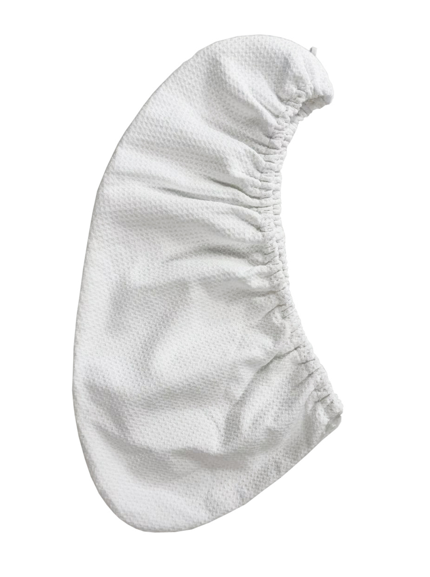 slide 2 of 2, Waffle Microfiber Hair Towel Wrap, 10 in x 24 in, White, 10 x 24 