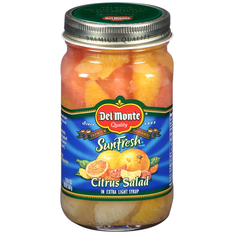 slide 1 of 8, Del Monte SunFresh Citrus Salad in Extra Light Syrup, 20 oz