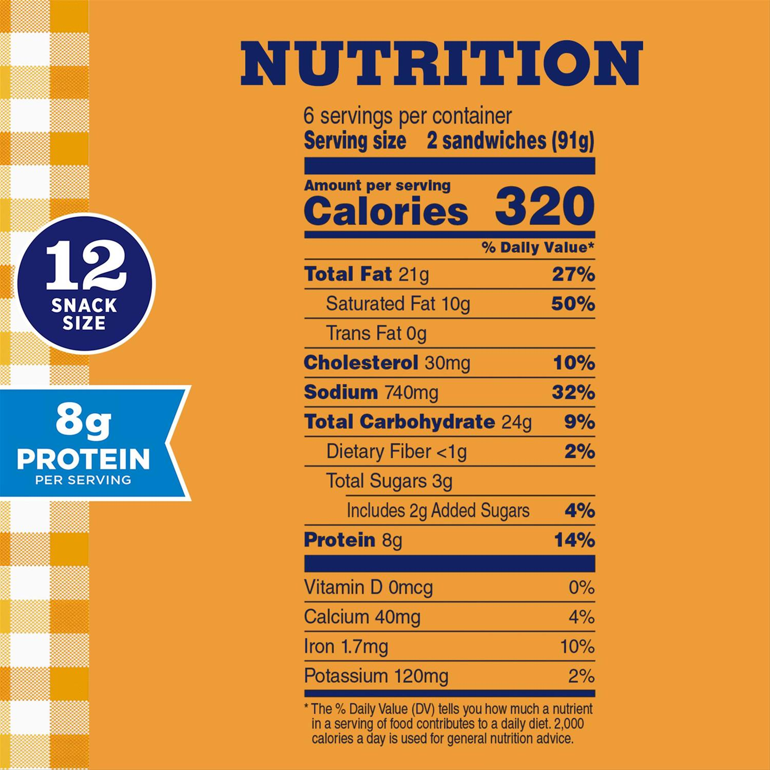 slide 5 of 8, Odom's Tennessee Pride Odom''s Tennessee Pride Maple Sausage Buttermilk Biscuit Frozen Breakfast Sandwiches Snack Size 12-ct, 19.2 oz