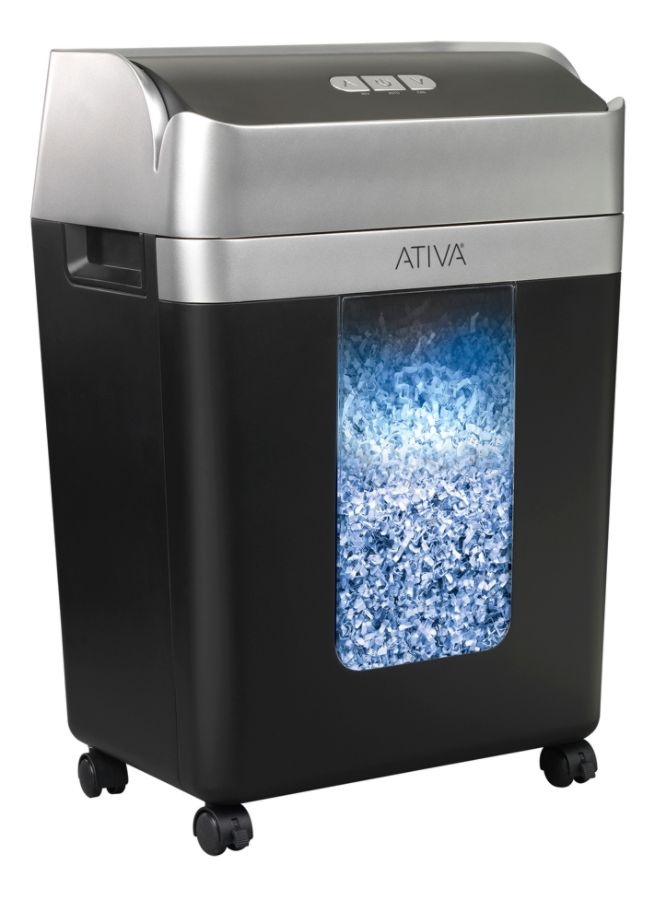 slide 5 of 6, Ativa 12 Sheet Micro-Cut Shredder, A12Mc19, 1 ct