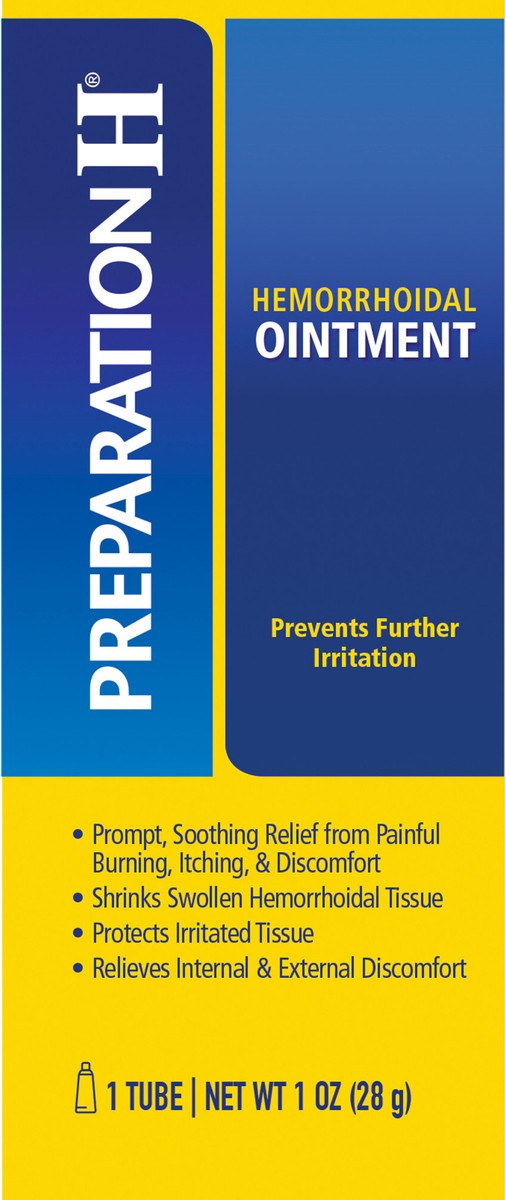 slide 1 of 12, Preparation H HemorrhoidOintment, 1 ct