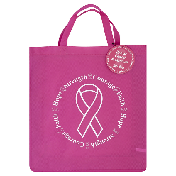 slide 1 of 1, Tote Bag, Breast Cancer Awareness, 1 ct