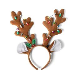 Lotsa Lites Flashing Reindeer LED Headband