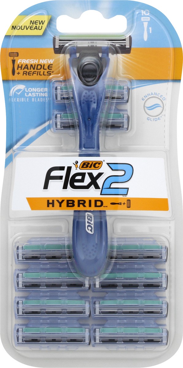 slide 2 of 11, Bic Usa Inc. Razor Set, Flex2, 1 ct